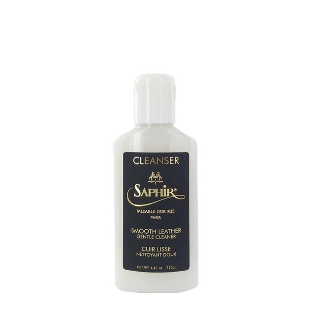 Làm sạch túi da hàng hiệu Saphir Cleanser