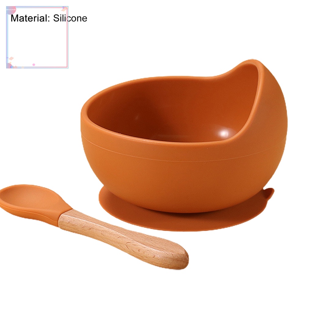 Tô Ăn Có Đế Hít Chống Trượt Kèm Muỗng Cho Bé