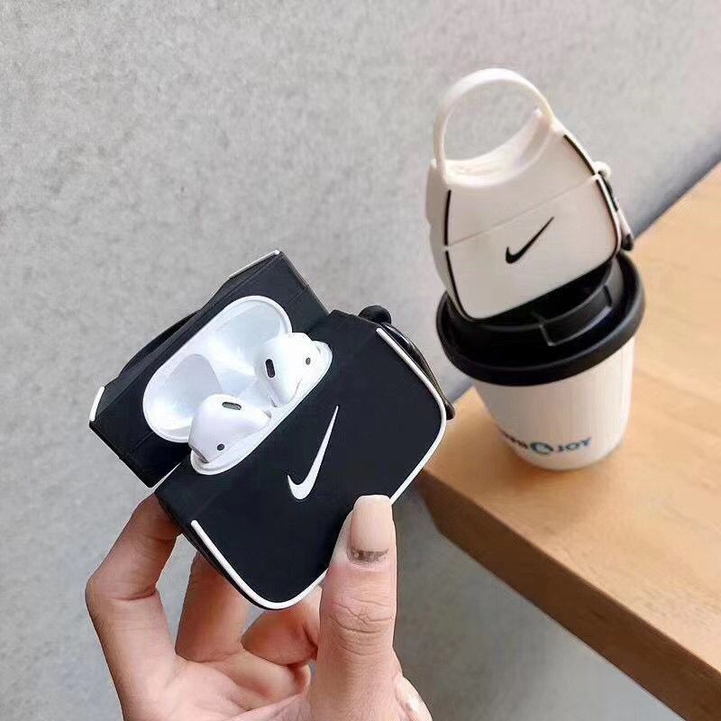 Fashion Nike bag airpods case anti-drop soft silicone airpods 1 2 pro cover