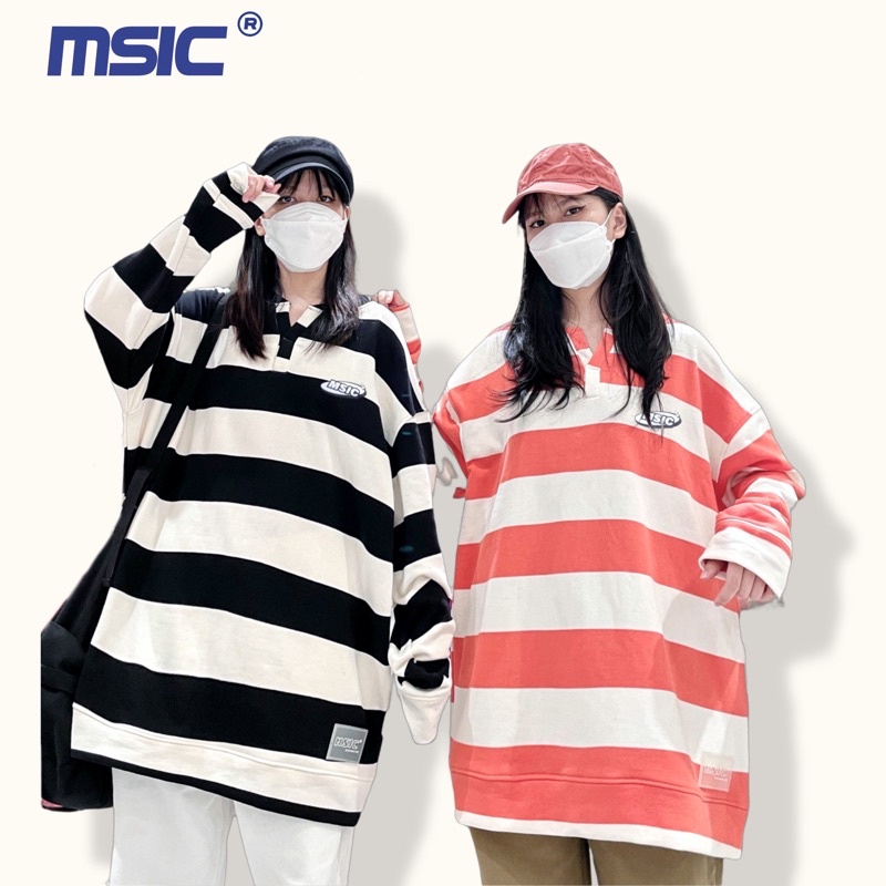 Áo Sweater -MOM SAYS I'M COOL-sọc (3color)