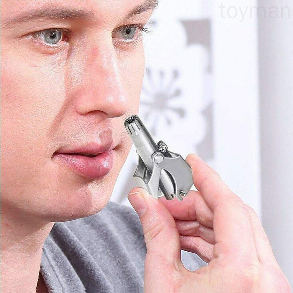 [Hàng mới về] Dụng cụ cắt tỉa lông mũi thủ công bằng thép không gỉ cao cấp