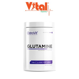 Thực phẩm bổ sung glutamine ostrovit 500gr - phục hồi, xây dựng, phát triển cơ bắp