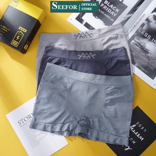 Combo 3 quần sịp nam thun lạnh cao cấp, hộp 3 quần sịp nam aaa kháng khuẩn cao cấp sk14