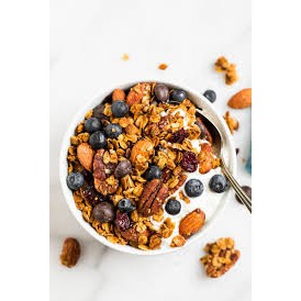 Ngũ Cốc Ăn Kiêng Carman's Sấy Giòn Việt Quất, Dừa &amp; Hạnh Nhân - Crunchy Clusters Blueberry, Coconut &amp; Almond - Hộp 500g