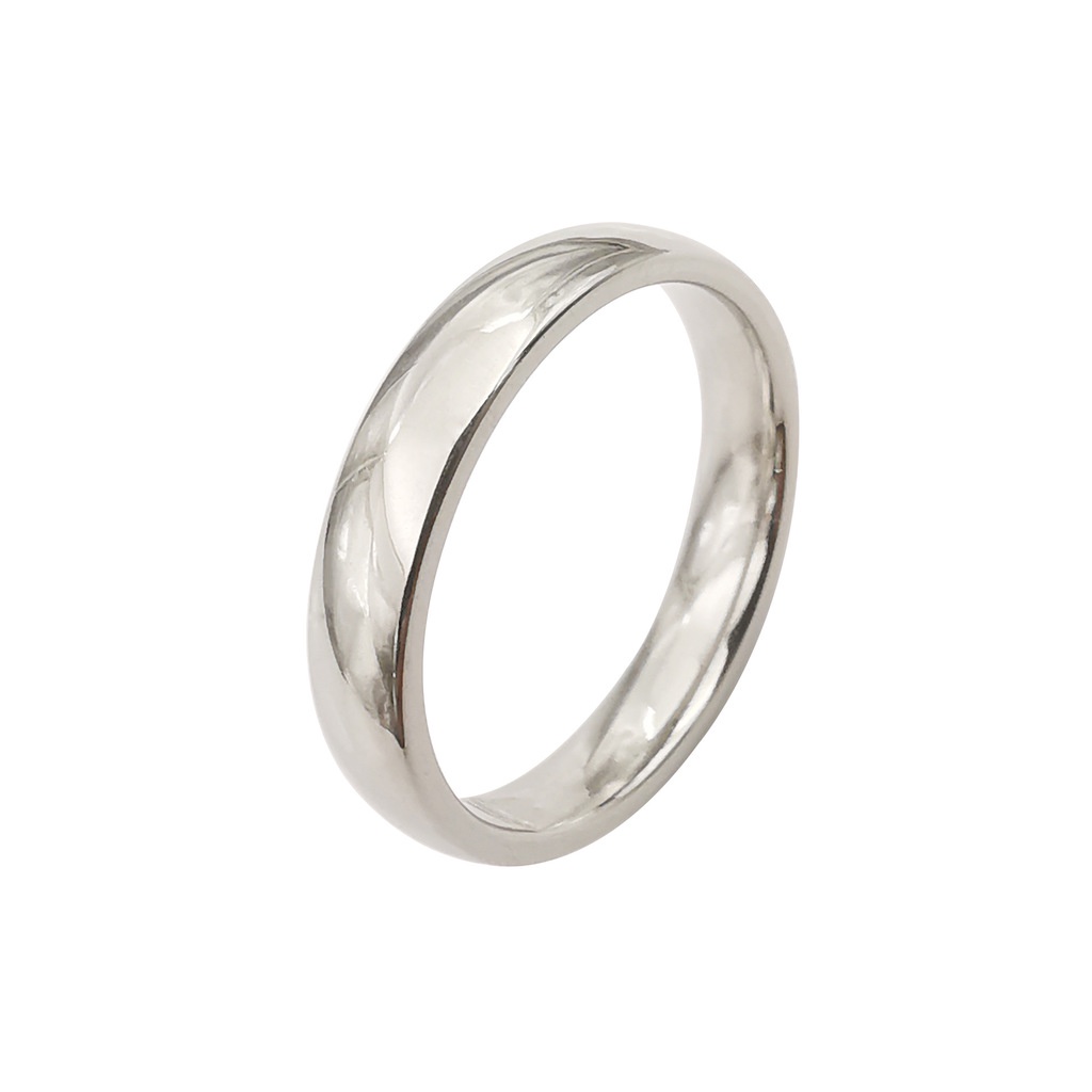 Nhẫn Đeo Tay Thép Titan Phong Cách Hip Hop Hàn Quốc Cá Tính