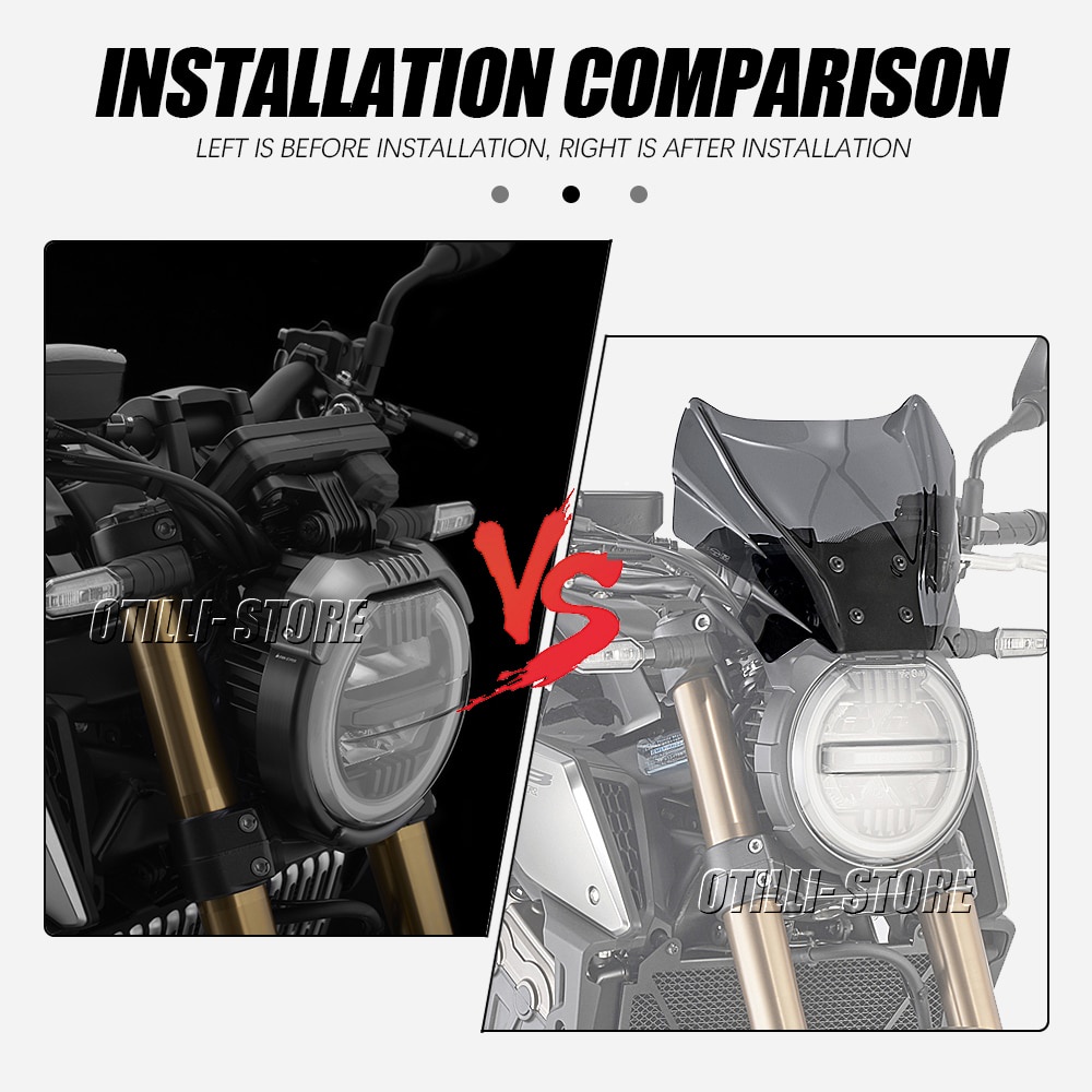 Mới Kính Chắn Gió Cao Cấp Cho Xe Mô Tô Honda CB1000R 2018-2020 CB650R 2019 2020