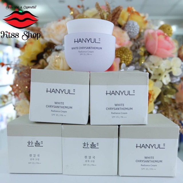 Set Kem dưỡng trắng da  White Chrysanthemum Radiance Cream Mini 9g