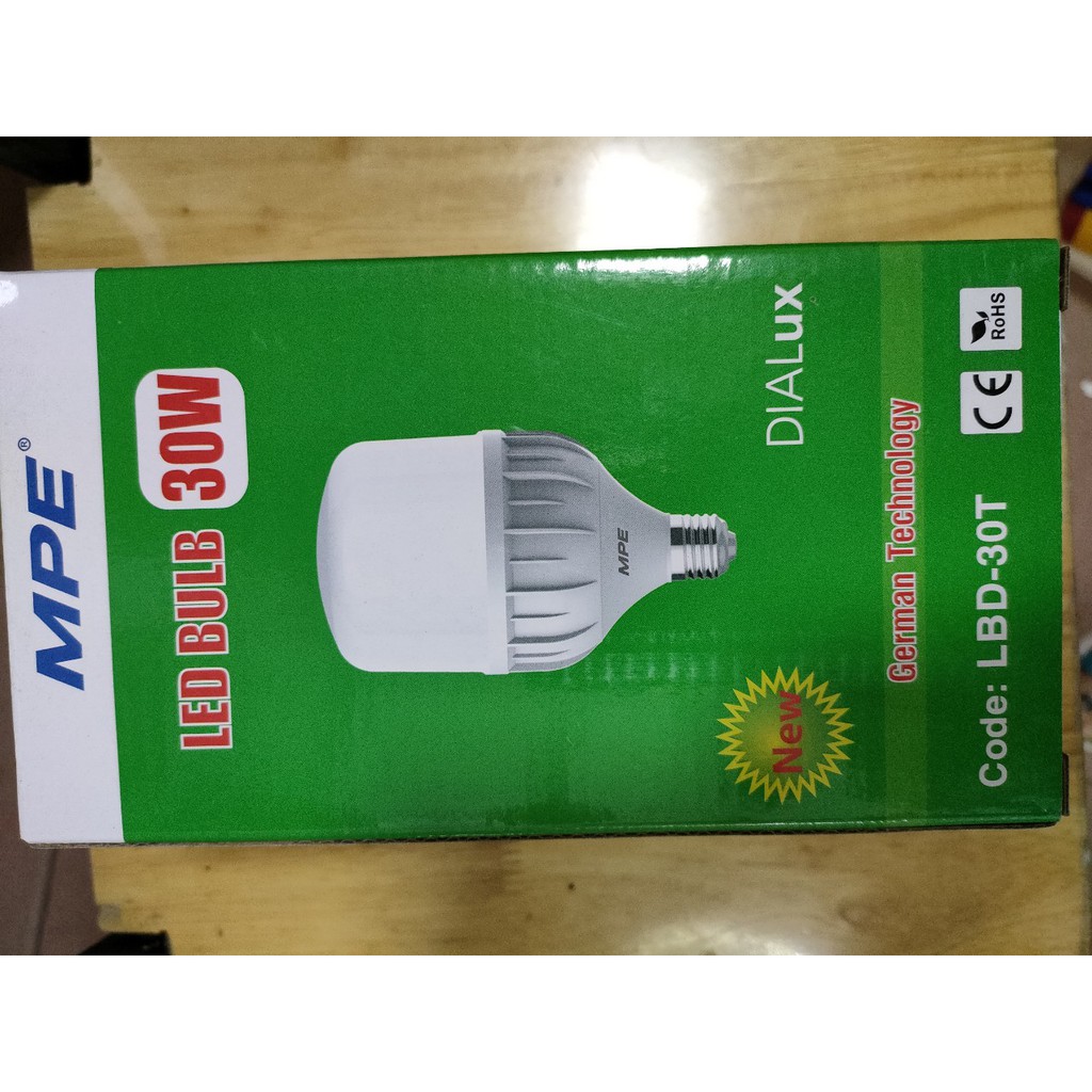 Bóng đèn LED Bulb MPE - Ánh sáng trắng - 20w, 30w, 40w cao cấp MPE ( tiêu chuẩn châu âu)