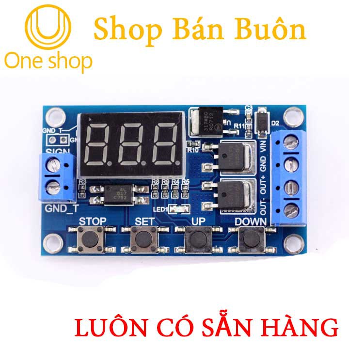 MODULE Tạo Trễ - Chuyển Mạch Điều Khiển MOSFET XY-J04 15A 400W V3