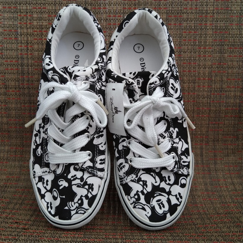 GIÀY SNEAKERS THỂ THAO CỔ THẤP DISNEY PARKS MICKEY NAM NỮ HỌC SINH SINH VIÊN ĐA DỤNG SIZE EU5-6-7-8-9-10 Made in VietNam