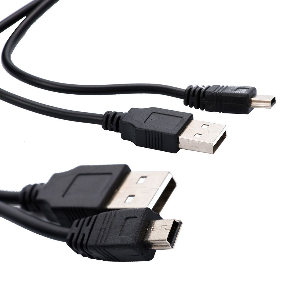 Dây Cáp Sạc Truyền Dữ Liệu Nối Chui USB 2.0 Sang Đầu MINI 5 Chân Bằng Đồng Dài 1m Cho Máy MP3?GPS/Loa/PSP/Máy Ảnh