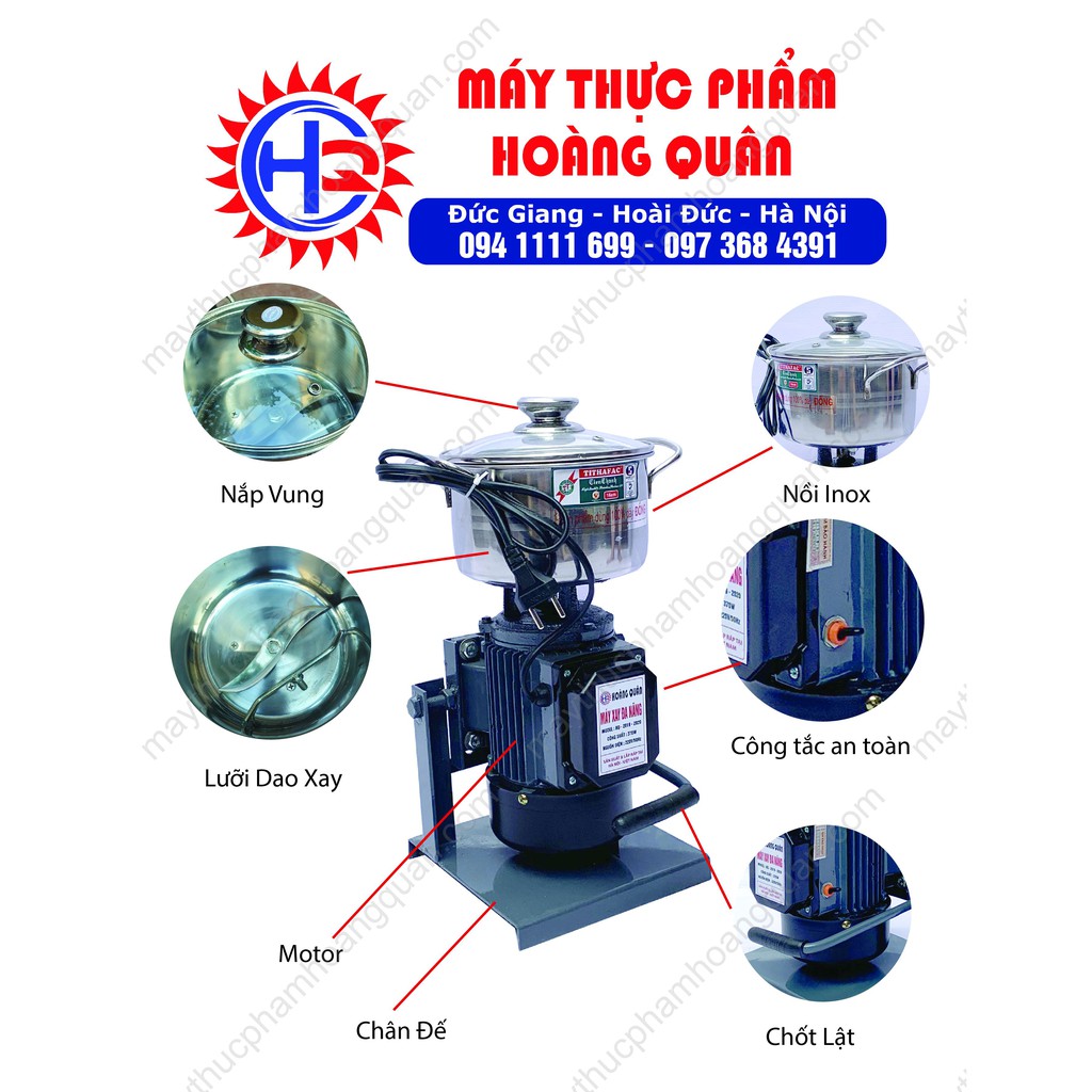 Máy xay thịt, cua, tôm, cá 370W
