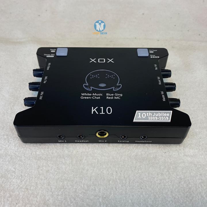 Sound card XOX K10 phiên bản đặc biệt tiếng anh 2020 mới