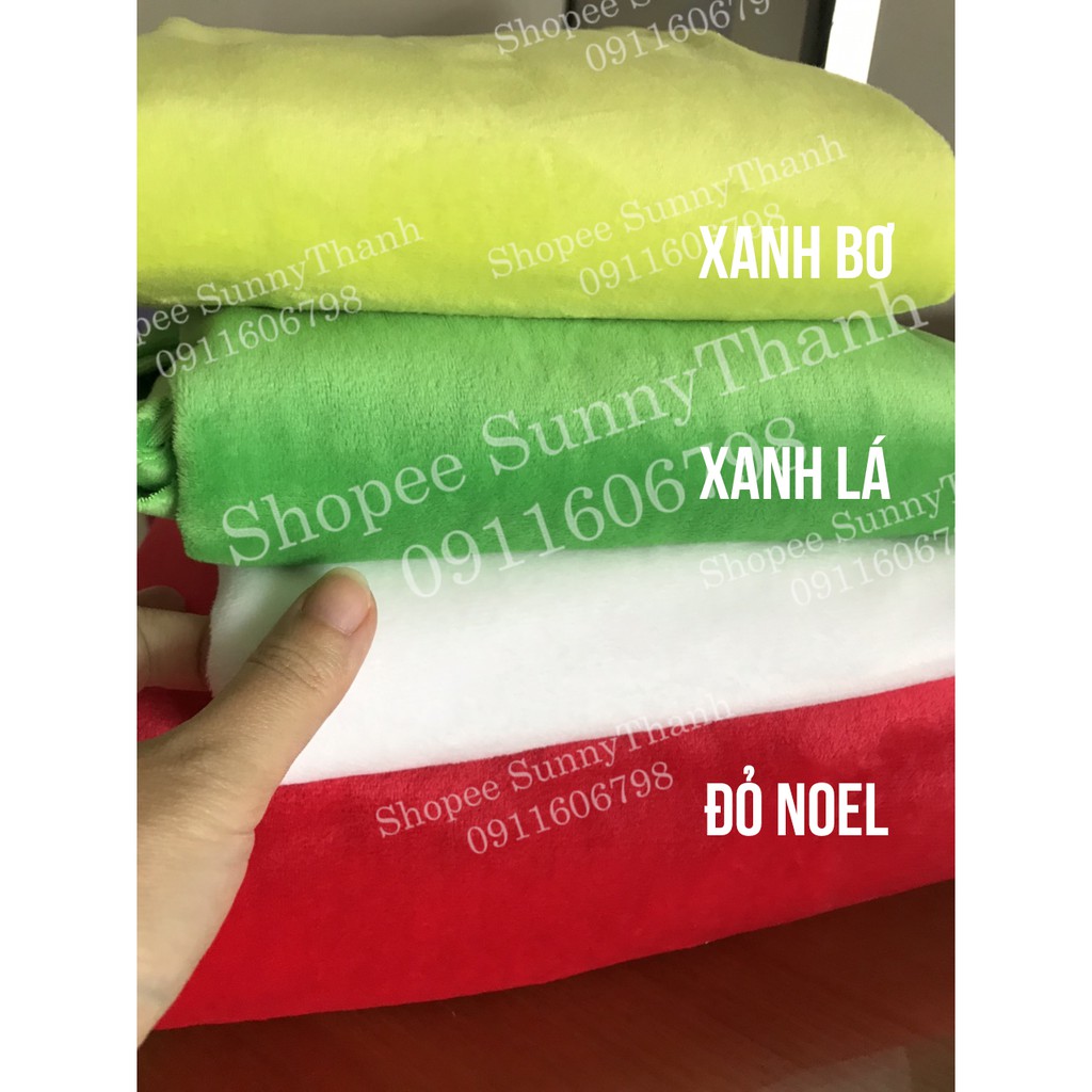 ĐỎ noel - đỏ bọc đô, đỏ mận, Vải lông nhung siêu mịn màu đỏ noel mảnh 50cmx75cm