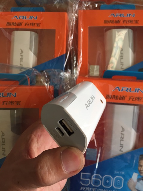 Sạc dự phòng arun 5600 mAh