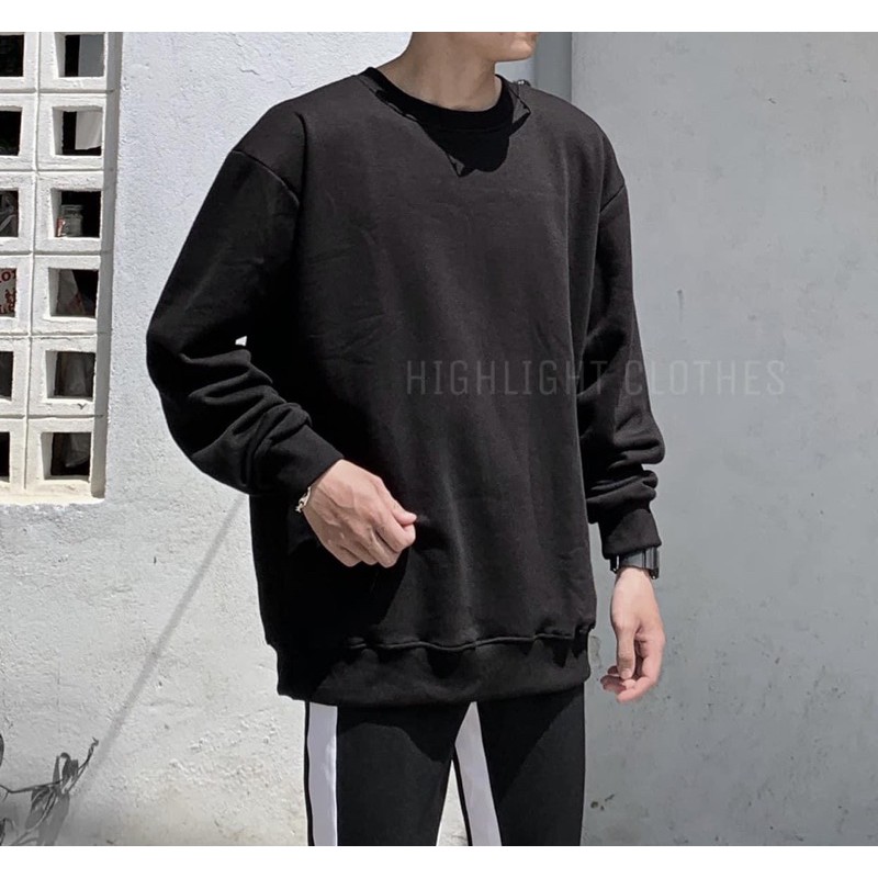 SWEATER TRƠN - BASIC SWEATER - ẢNH CHỤP THẬT TẠI STUDIO