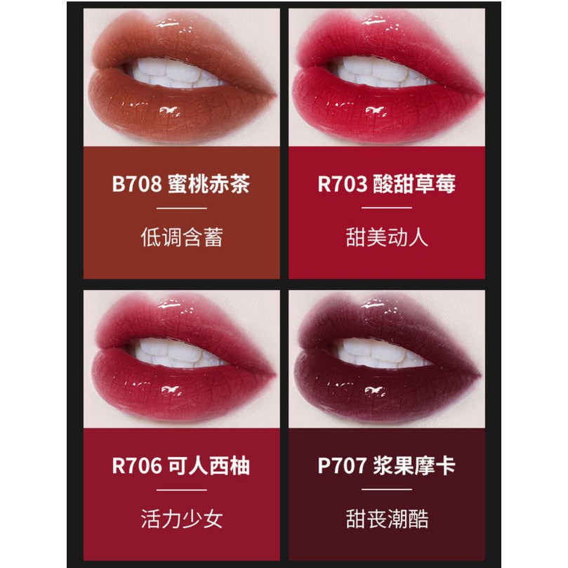 (Hàng Mới Về) Son Bóng Hiệu Ứng Gương Màu Đen Nhỏ Gọn Tiện Dụng | BigBuy360 - bigbuy360.vn