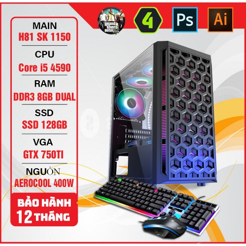 Bộ máy vi tính Core i5 4590 - chiến LOL, GATA5