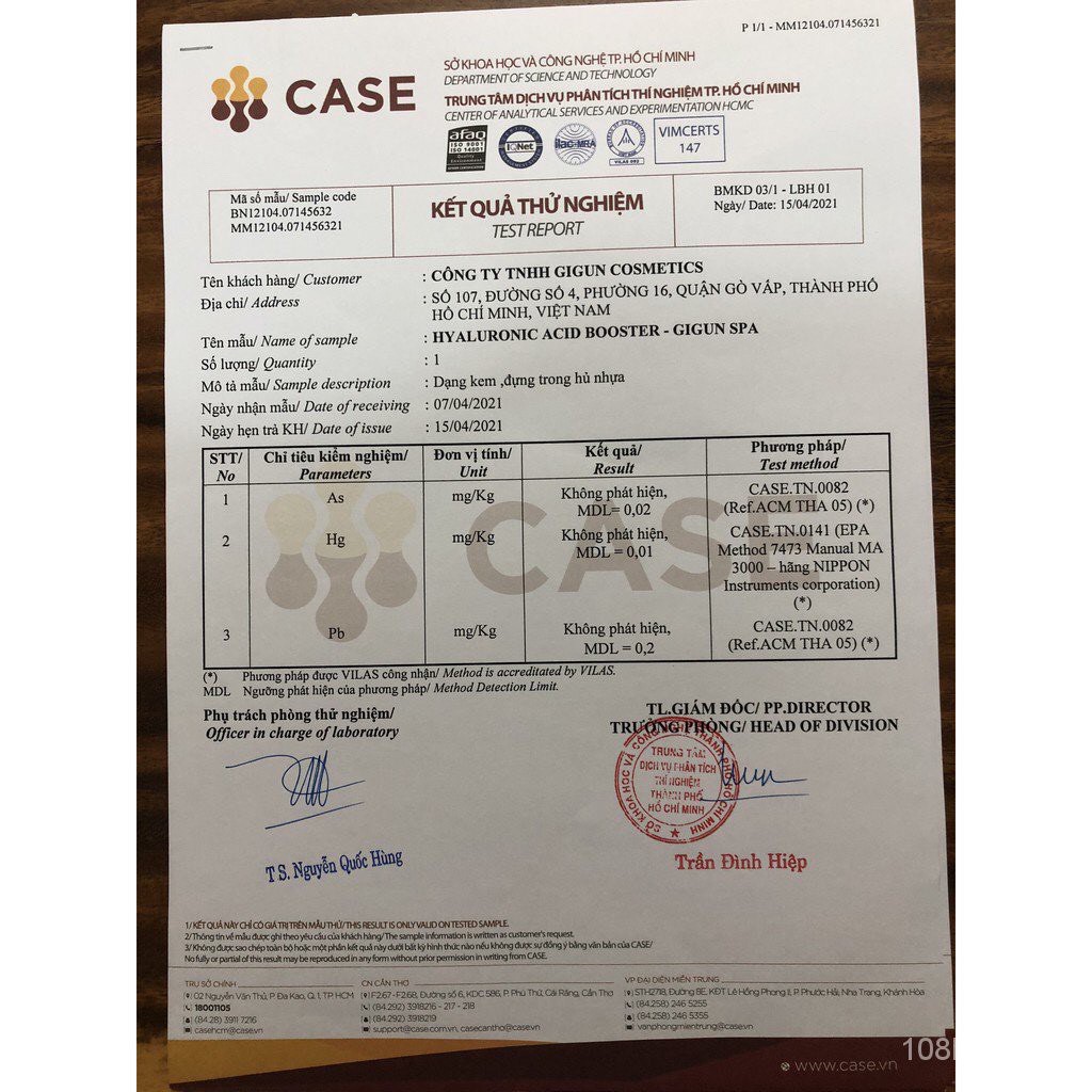 Kem face căng bóng HA Gigun Spa