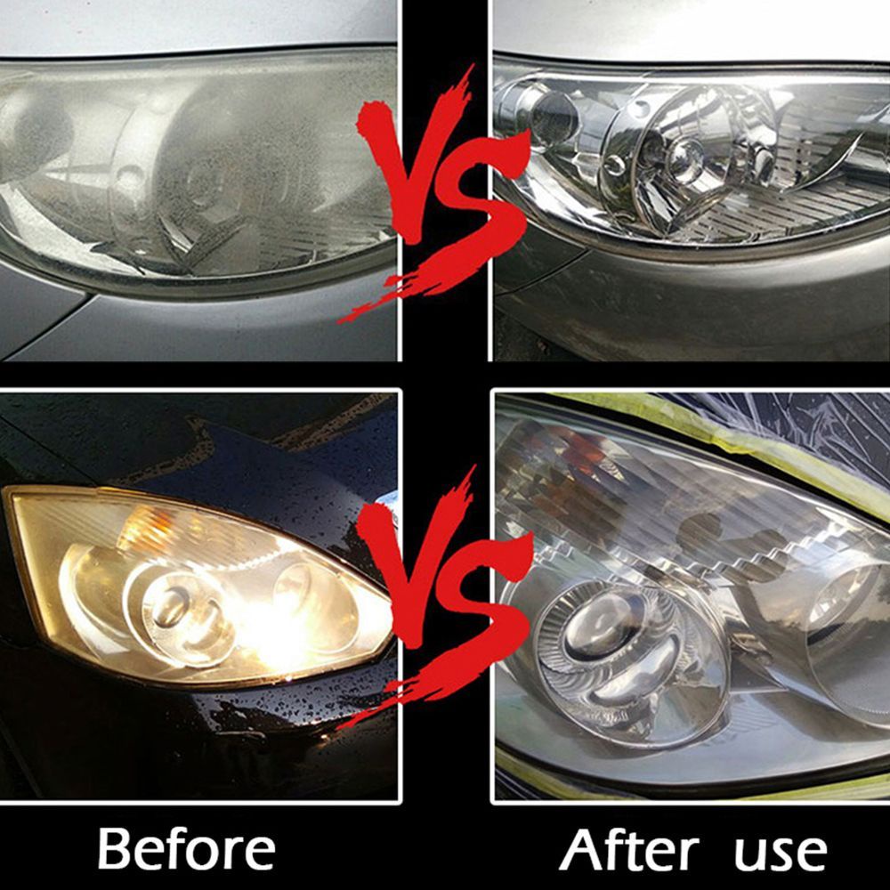 Aaron1 Bộ Dung Dịch Đánh Bóng Đèn Pha Ô Tô Nano Chống Trầy Xước Siêu Bền 9h 30ml Nhiều Màu