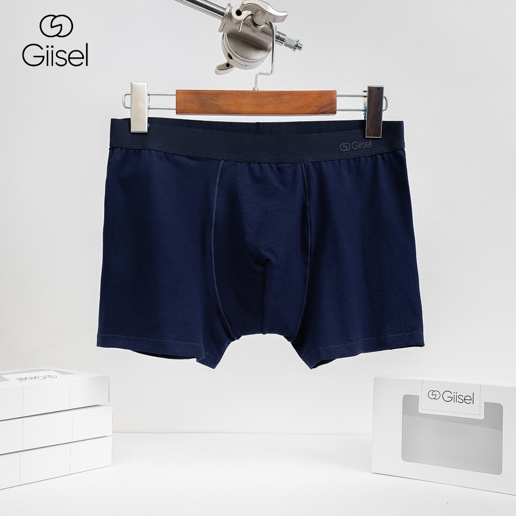Combo 2 quần lót boxer nam tam giác brief cotton Giisel