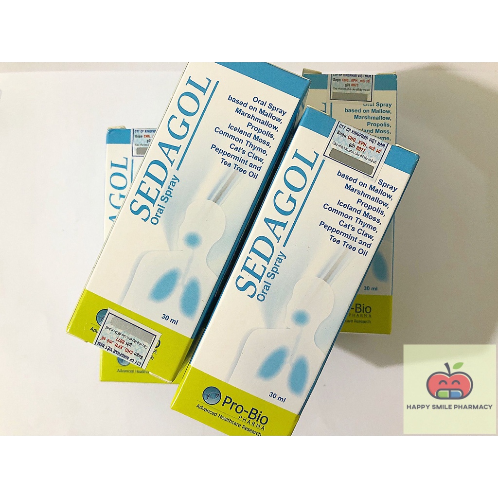 SEDAGOL – XỊT HỌNG KEO ONG ĐEN (HÀNG Ý)