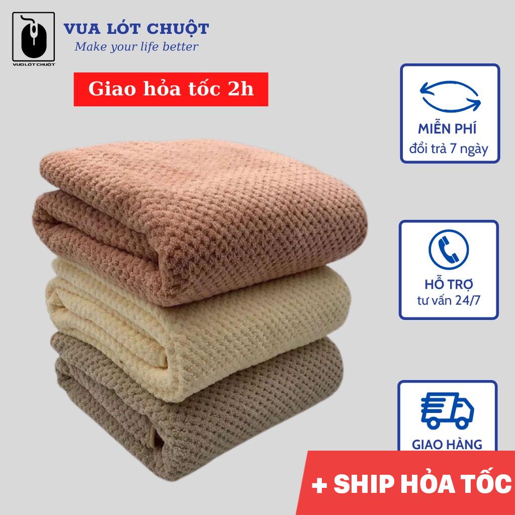 Khăn tắm sợi tre 70x140cm co dãn thấm hút nước cực tốt dùng cho người lớn trẻ em | BigBuy360 - bigbuy360.vn