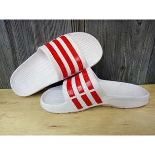 Dép đúc quai ngang Adidas sọc nhiều màu