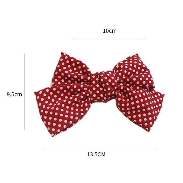 Haimeikang Kẹp Tóc Mỏ Vịt Hình Nơ Dễ Thương Cho Nữ