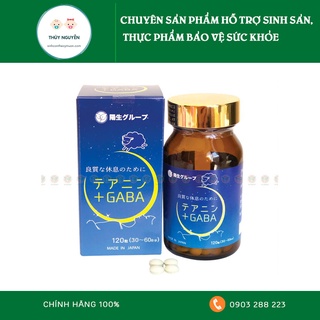 Hỗ trợ ngủ ngon 🌱 chính hãng 🌱 l-theanine + gaba 120 viên – nhật bản