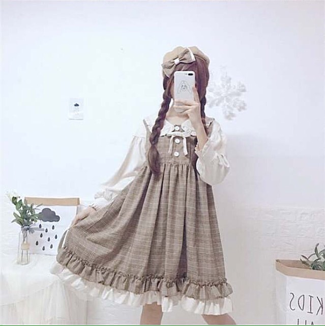 [CÓ SẴN] Đầm Lolita Nhật Bản dáng xoè (kèm video) | BigBuy360 - bigbuy360.vn