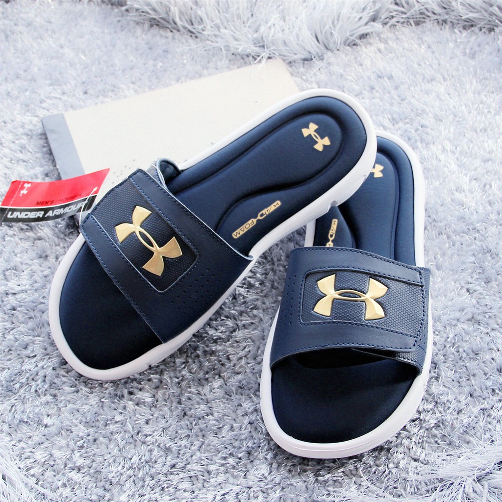 UNDER ARMOUR Dép Xỏ Ngón Đế Xuồng 7 Màu Tùy Chọn Thời Trang Cho Nam
