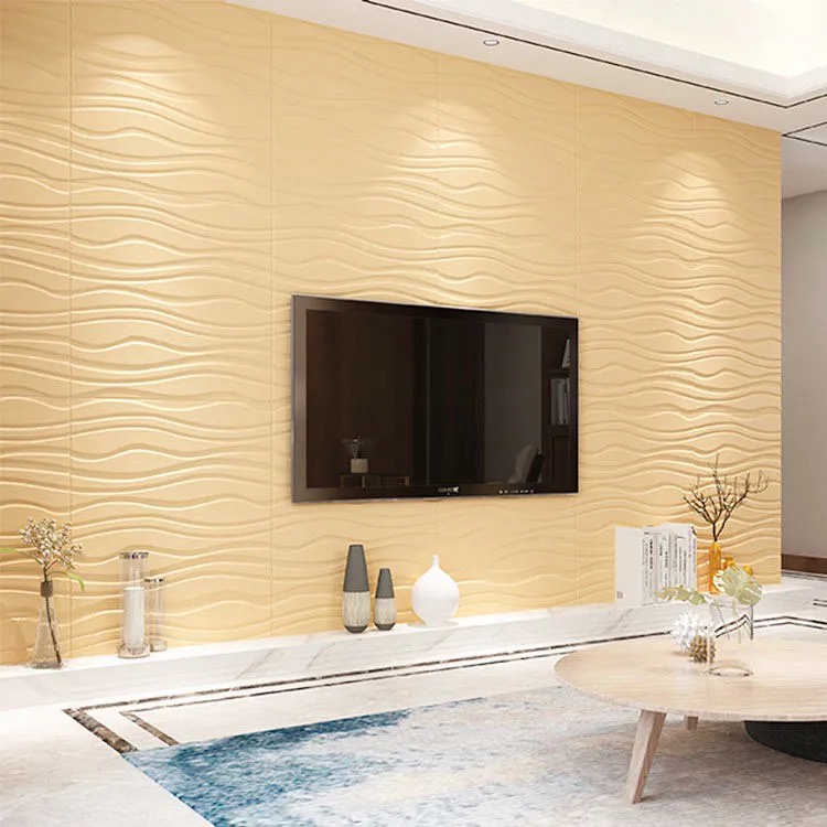 Miếng dán tường xốp 35x35cm chống thấm nước có keo dính chắc dùng trang trí phòng ngủ | BigBuy360 - bigbuy360.vn