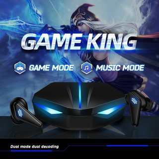 Tai nghe chơi game K55 Bluetooth 5.0 âm thanh siêu trầm có độ trễ cực thấp giảm tiếng ồn công nghệ âm thanh TWS-Astro