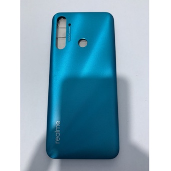 Bộ vỏ điện thoại zin hãng oppo realme 5i gồm xương, lưng, phím bấm và kính camera.