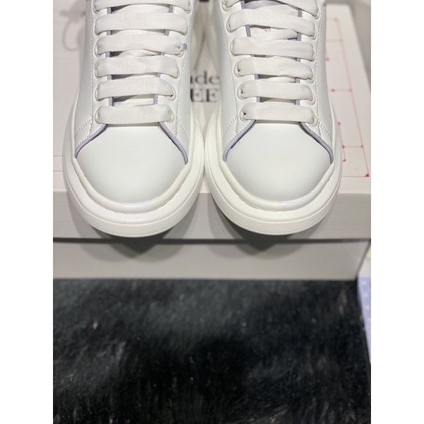 [Siêu sale] Giày sneaker McQueen  trắng gót đen