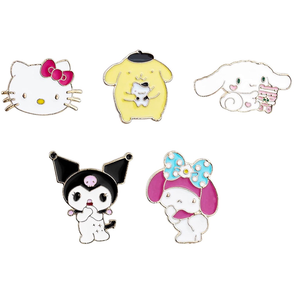 Ghim Cài Áo Hình Mèo Kitty Dễ Thương