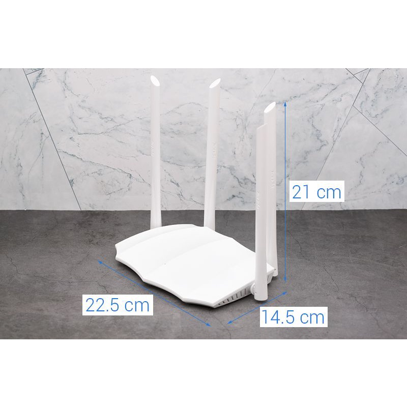 Modem WIFI TENDA  AC5 kèm Dây Mạng - 4 Anten - Bản tiếng Anh - Bảo hành 24 Tháng | BigBuy360 - bigbuy360.vn