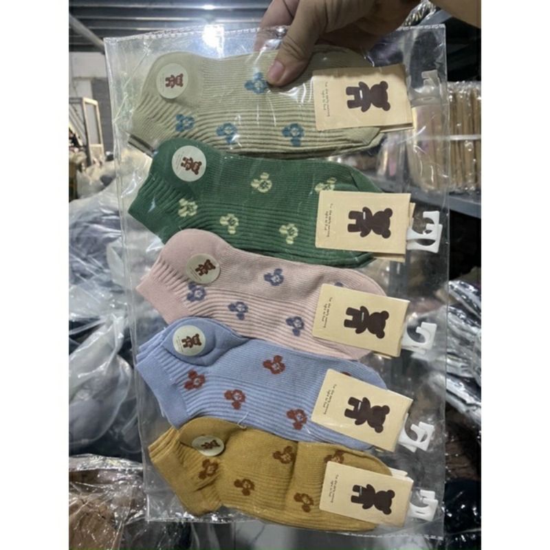 sét 5 đôi tất gân micky cực đẹp cho bé yêu