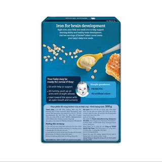 Bột ăn dặm gerber rice cereal 227g