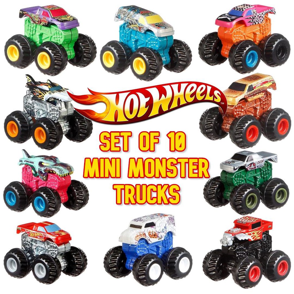 Hot wheels Mô Hình Đồ Chơi Xe Tải Quái Vật mini