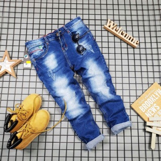 Combo quần jean cho bé trai 23-25 ký