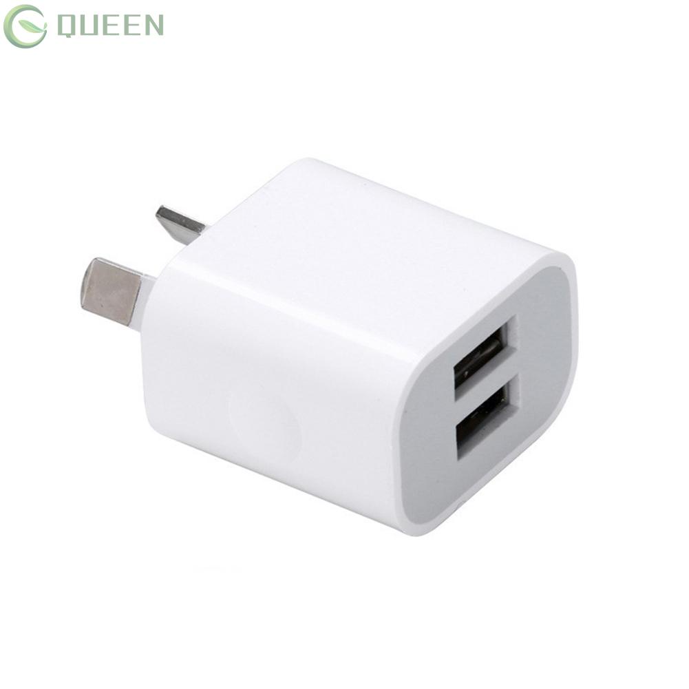 Adapter Sạc Điện Thoại Hai Cổng USB Gắn Tường Tiện Dụng
