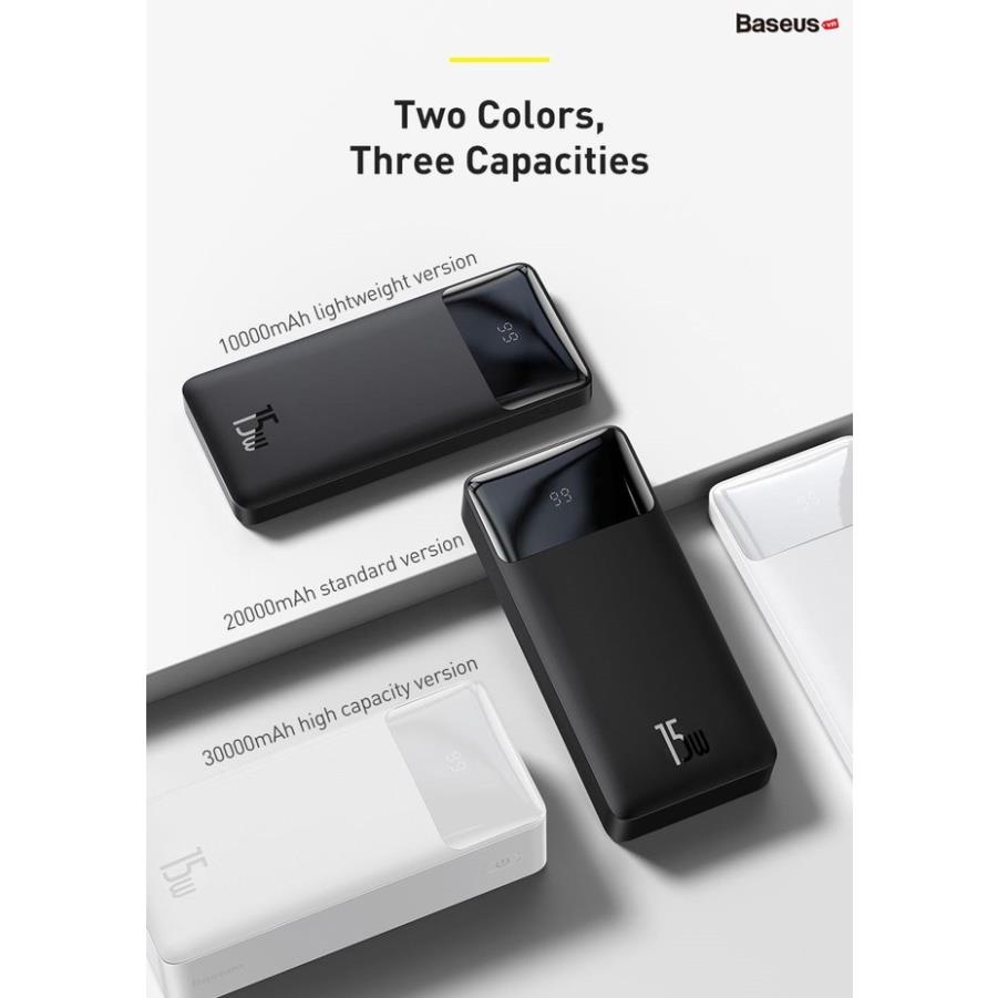 Pin sạc dự phòng 20W Màn hình LED Baseus 20.000Mah PPDML-M01  bảo hành chính hãng 24 tháng.