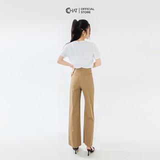 Quần dáng suông túi chéo CCHAT