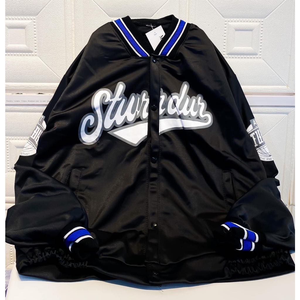 Áo Bomber Jacket Dù 2 Lớp STURDUR Unisex Nam Nữ, Form Rộng Phối Chữ Ullzang Unisex | BigBuy360 - bigbuy360.vn