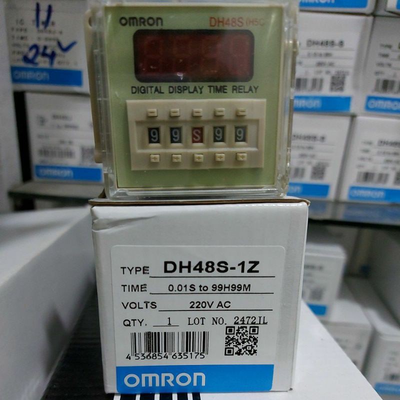 Bộ hẹn giờ Relay thời gian DH48S-1Z kèm đế 24V, 220V