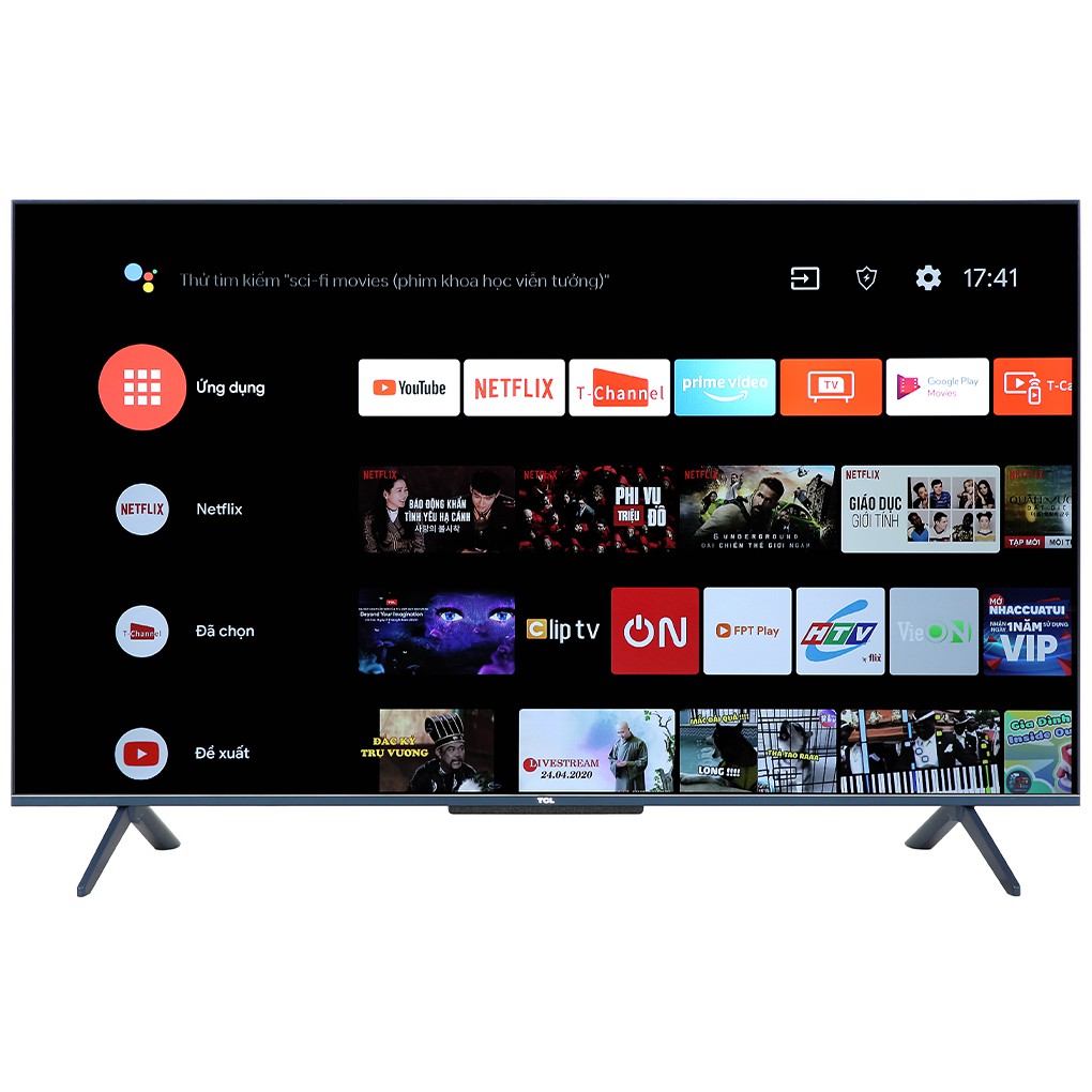 Android Tivi QLED TCL 4K 50 inch 50Q716 moi 99.99% likenew bao hanh 3 nam