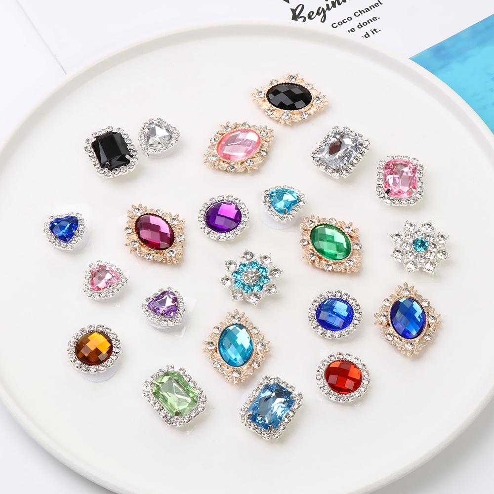 1 Kẹp Giày Đính Hạt Lấp Lánh Trang Trí 1 Cái Cho Cô Dâu