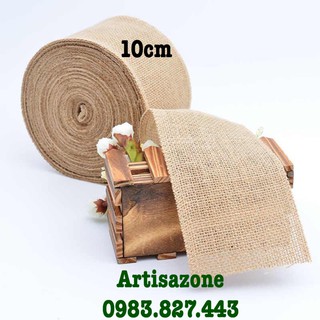 Vải bố trang trí đồ handmade (Bản rộng 10cm/ 14cm) - Chiều dài 01 mét